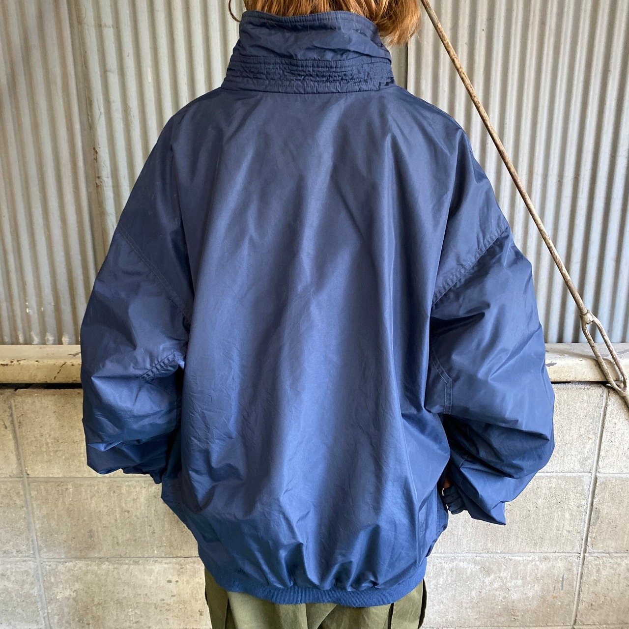 ビッグサイズ 90年代 コロンビア 裏フリース アウトドア ナイロン 
