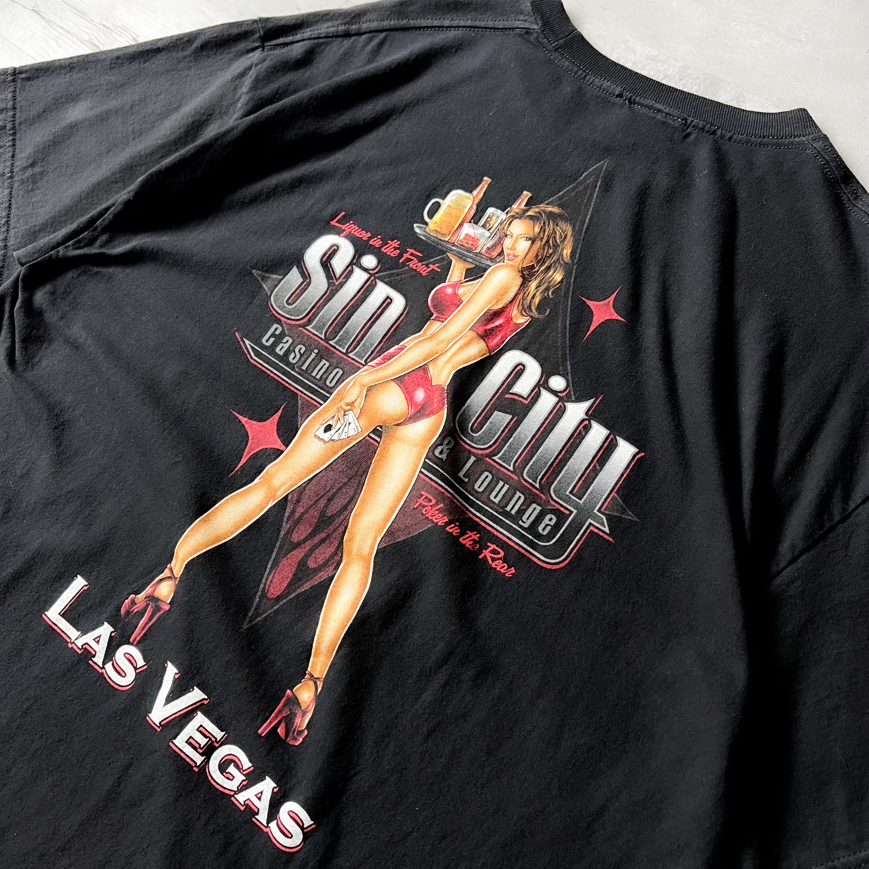 00s “SIN CITY” LV casino tee 00年代 シン・シティ ラスベガスに実在
