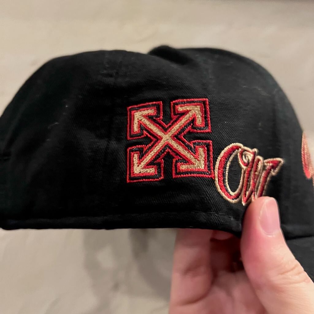 NEWERA×OFF-WHITE ニューエラ×オフホワイト AC Milan 9FORTY Off-White x AC Milan 2024 オフホワイト AC ミラン