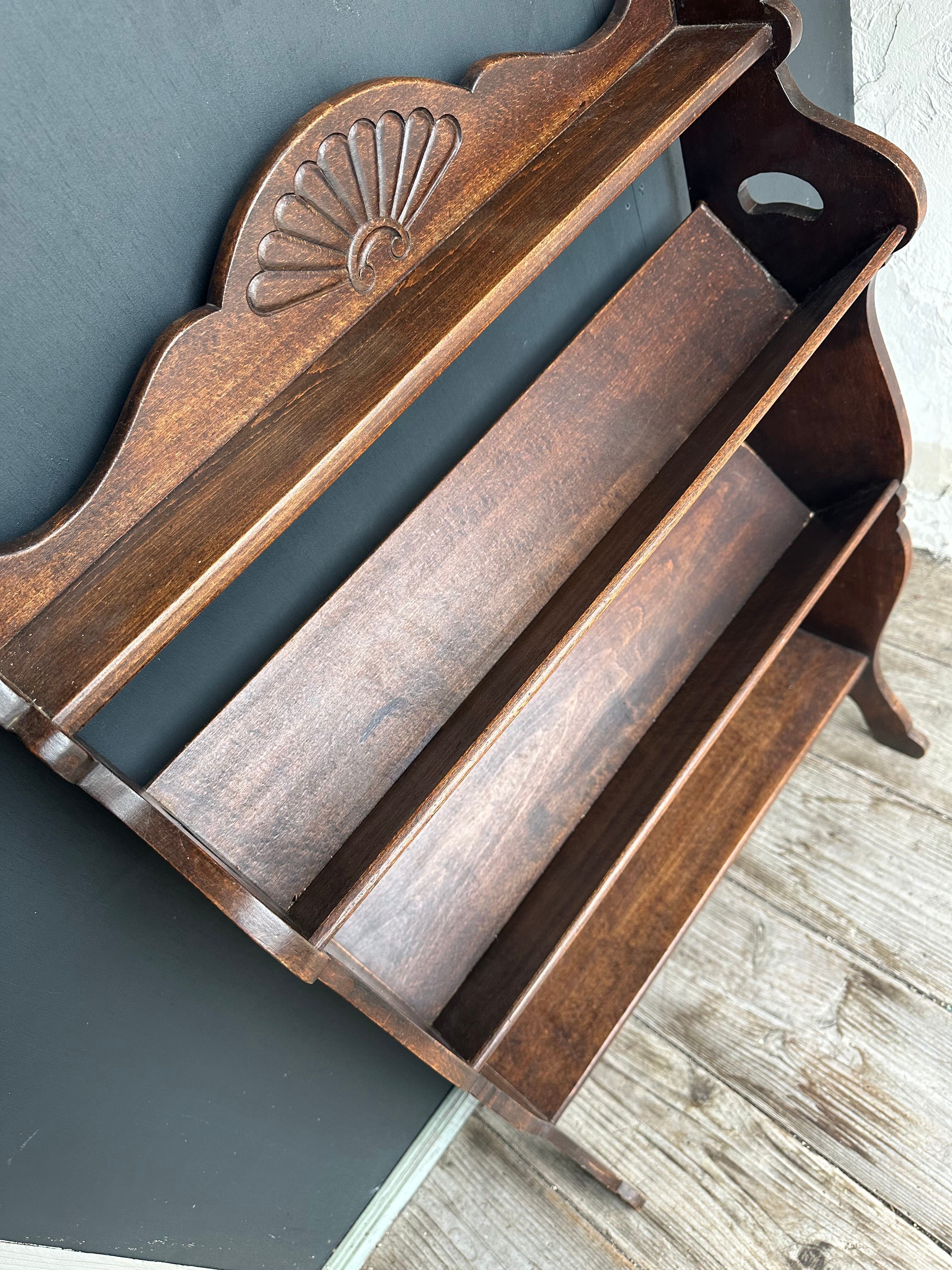 木製ブックシェルフ 飾り棚 本棚 | Brocante de La Cocotte （フランス