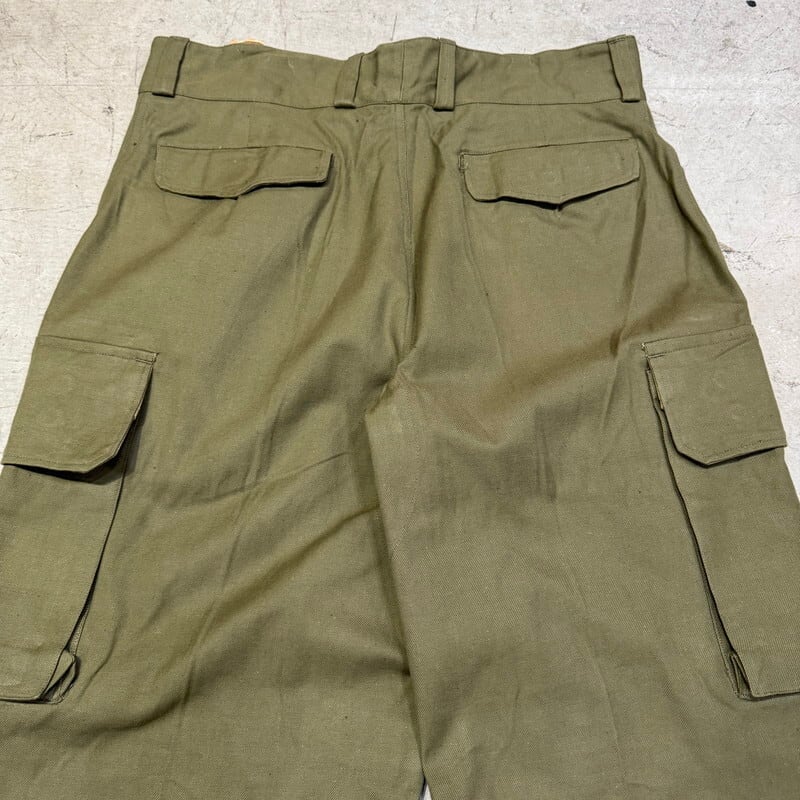 50's フランス軍 M47 フィールドパンツ コットンツイル 前期型 50's フランス軍 M47 フィールドパンツ コットンツイル 前期型