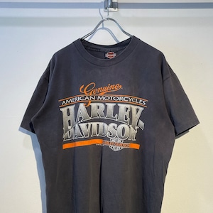 91s USA製 HARLEY-DAVIDSON used s/s tee SIZE:L