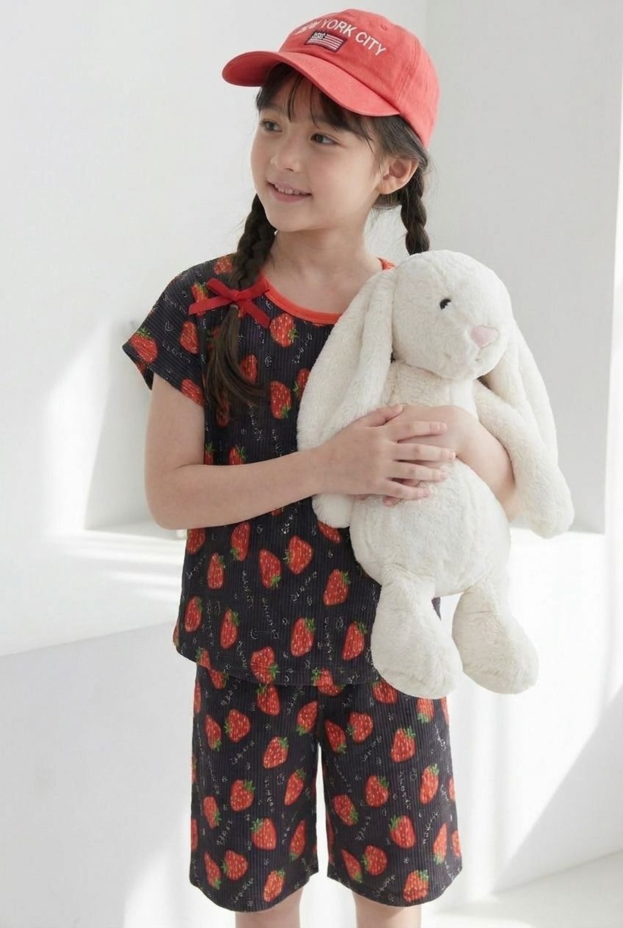 [Orangemom] Strawberry pleat pants / [오렌지맘] 딸기주름바지