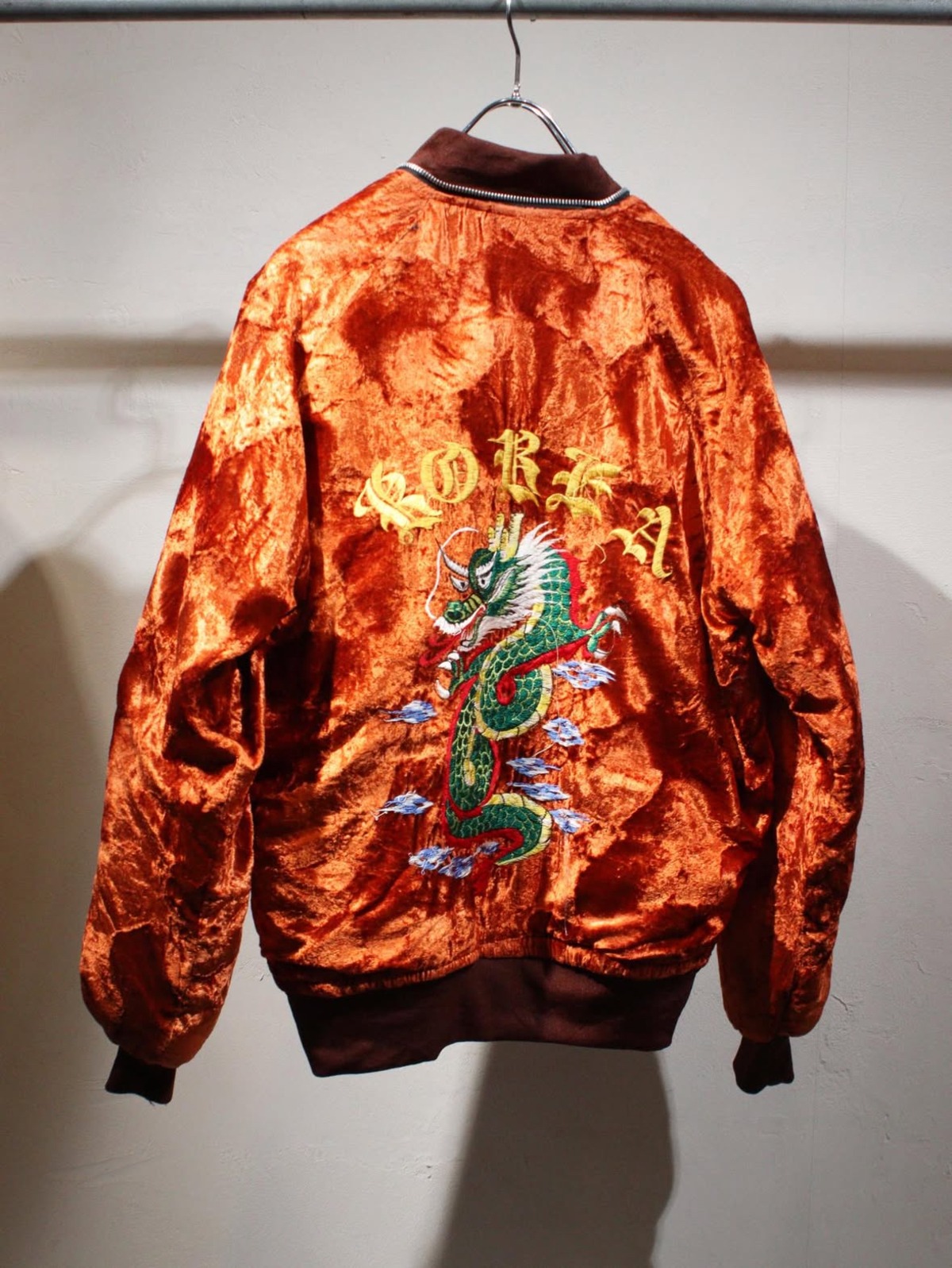 Snooze Jacket 1980s Korean velour souvenir jacket | snooze