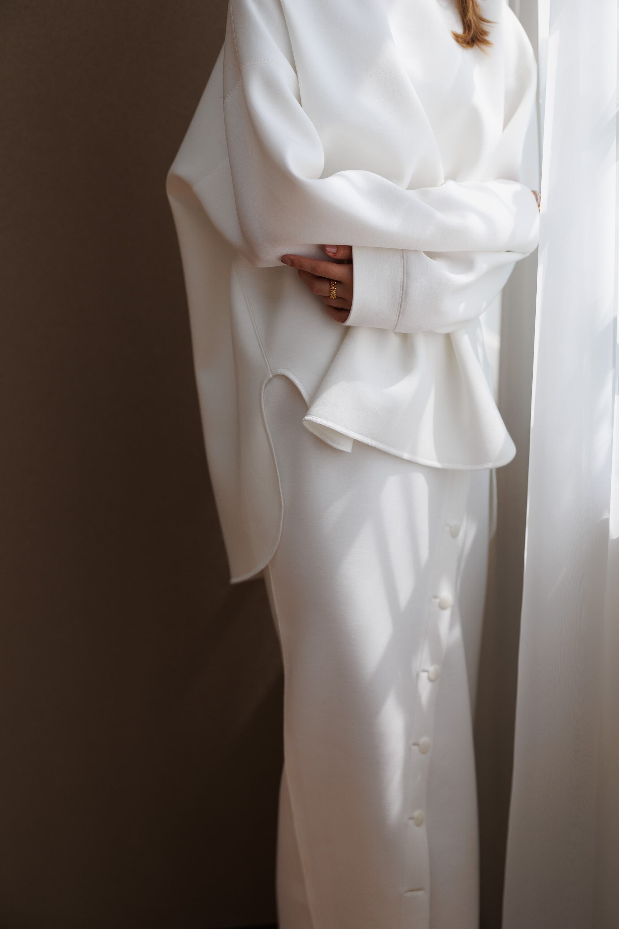 button line skirt【在庫調整】3〜6日営業日 | pois