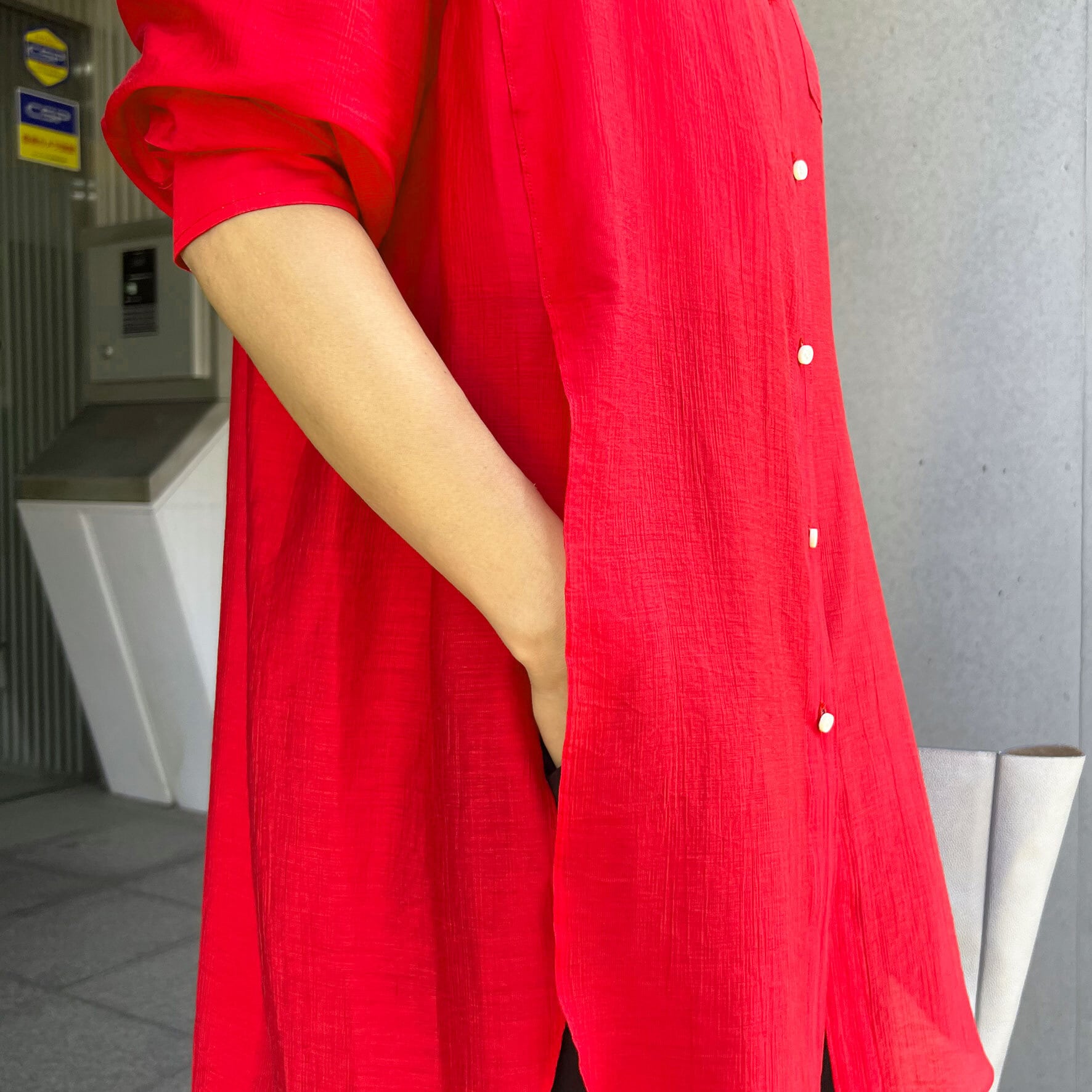 Long Shirts／RED | ANALOG LIGHTING OFFICE
