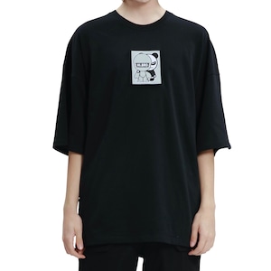 送料無料 【HIPANDA ハイパンダ】メンズ BROプリント Tシャツ MEN'S BRO PRINT SHORT SLEEVED BIG SIZE T-SHIRT / WHITE・BLACK