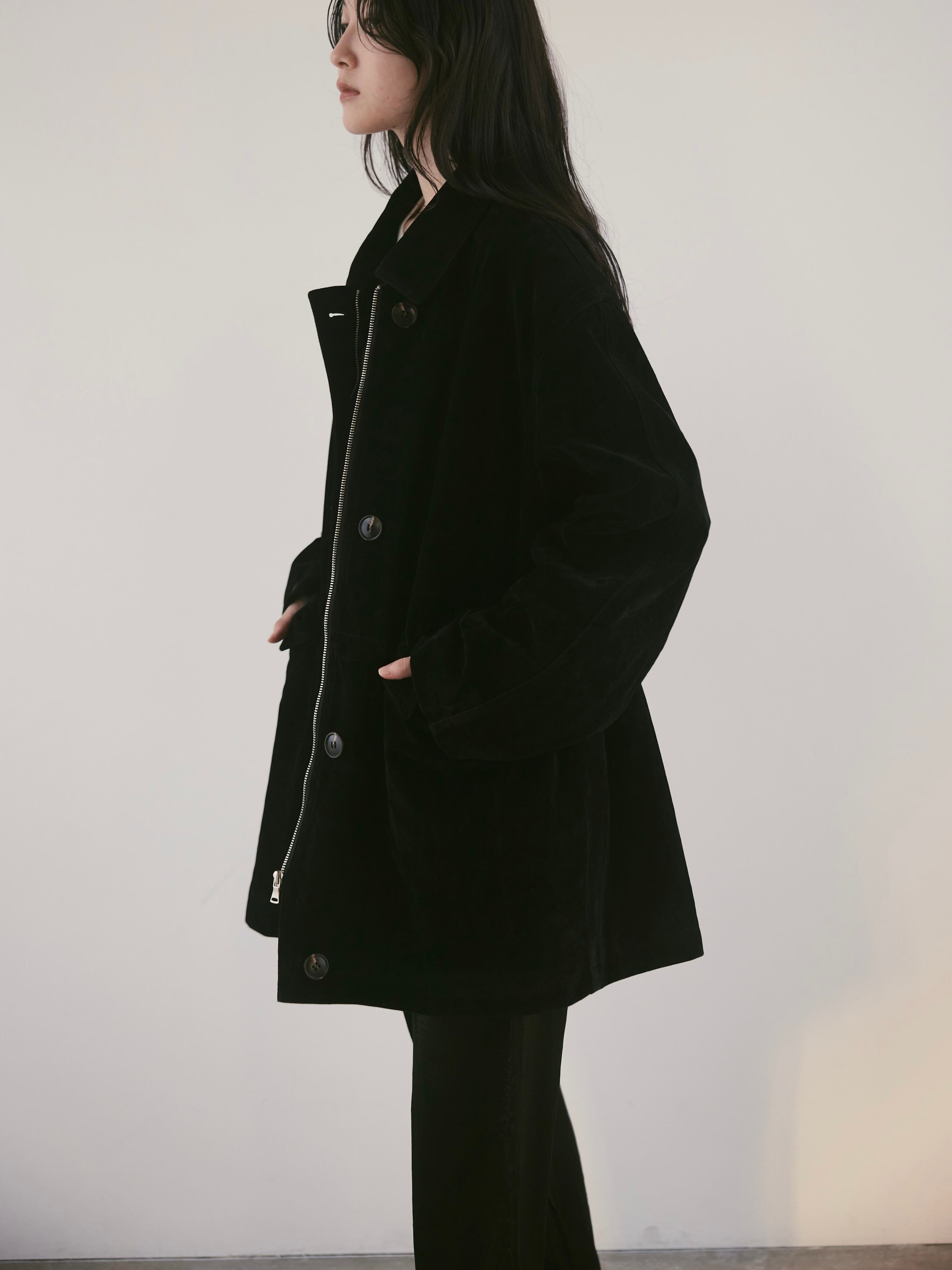 eco suède coat | aéré