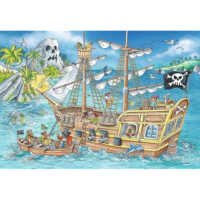 ラベンスバーガー(Ravensburger) ジグソーパズル 05089 5 冒険の島（24