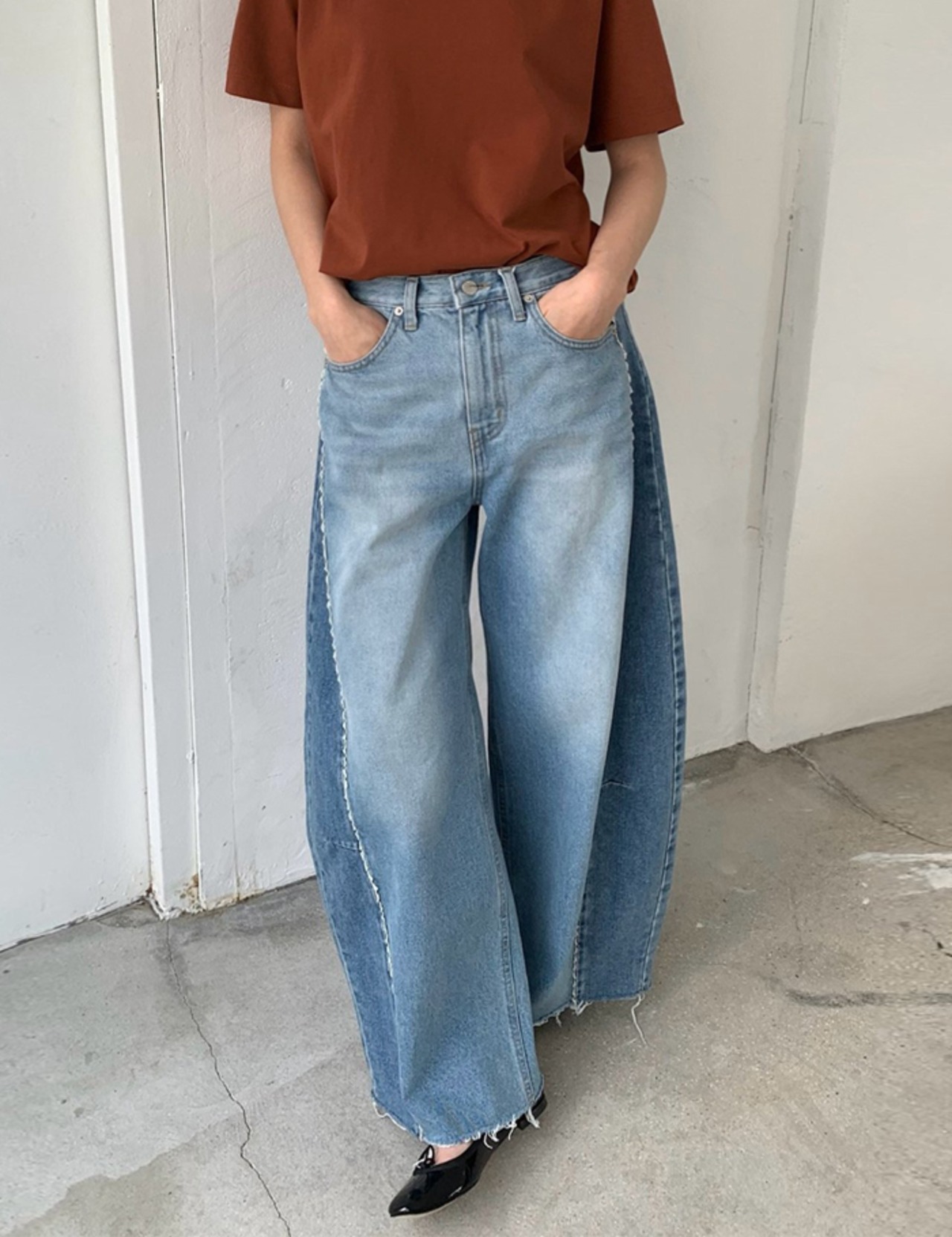【26ss】Balloon Lace Denim Pants_onecolor