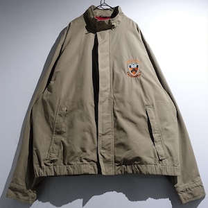 "CUTTER & BUCK" Begie Logo Desgin Nylon Blouson