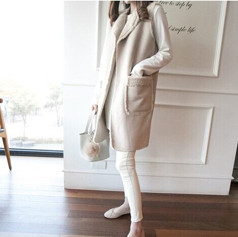 フェイクムートンジレ】コート アウター ミディアム丈 エレガント