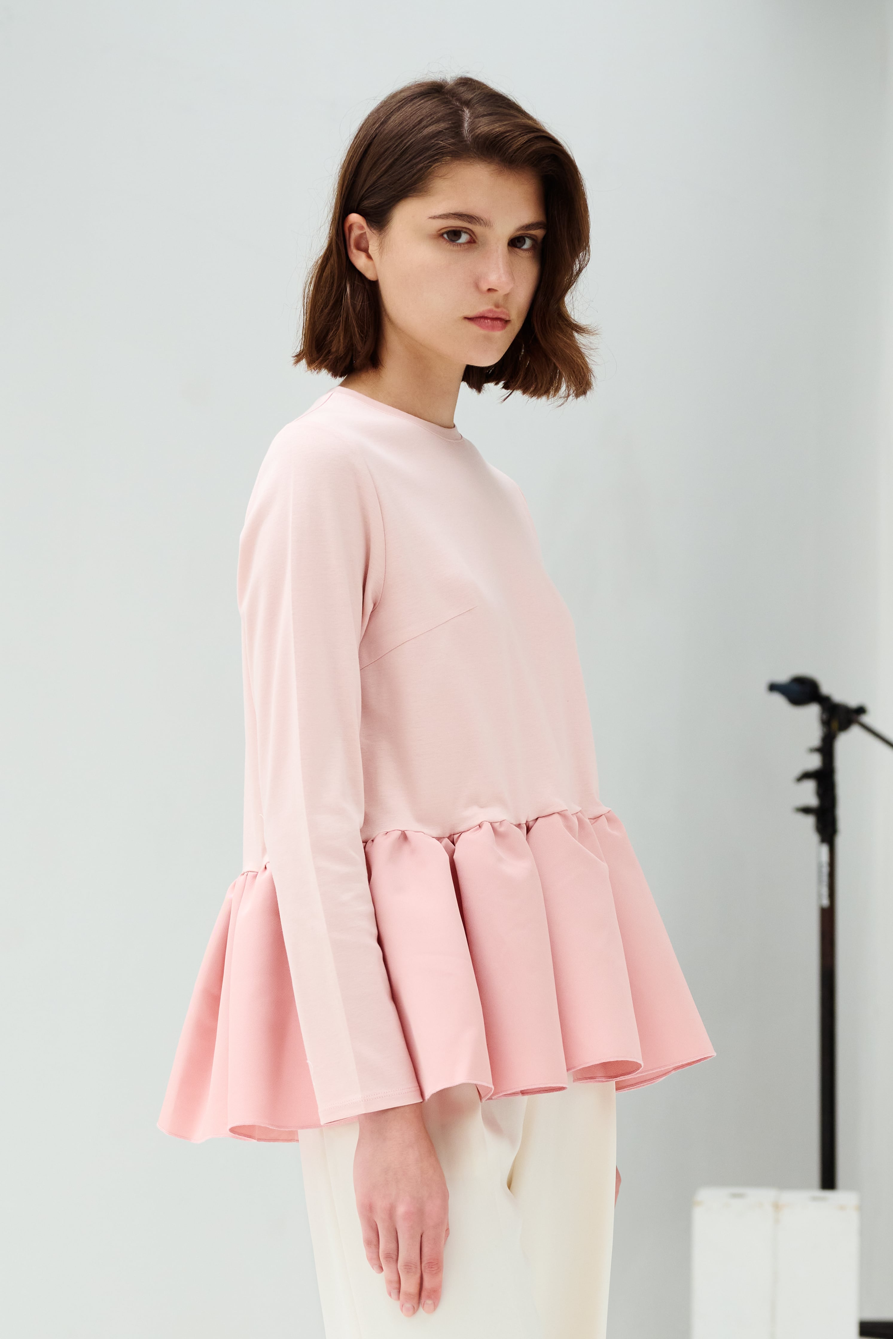 BALLERINA LONG TEE SMOKEPINK | AMICA・kids