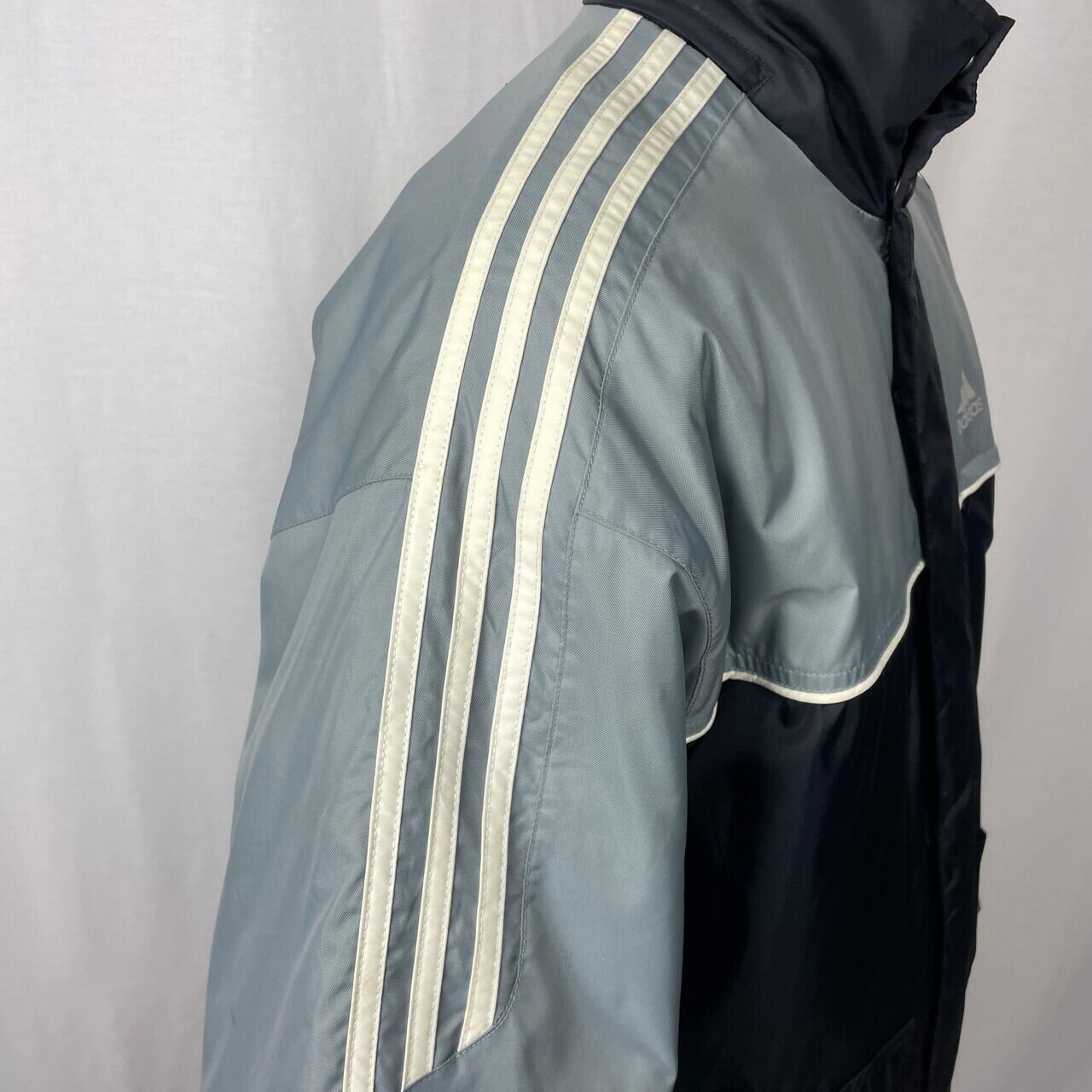 00年代 adidas アディダス ナイロンジャケット 中綿入り メンズL相当