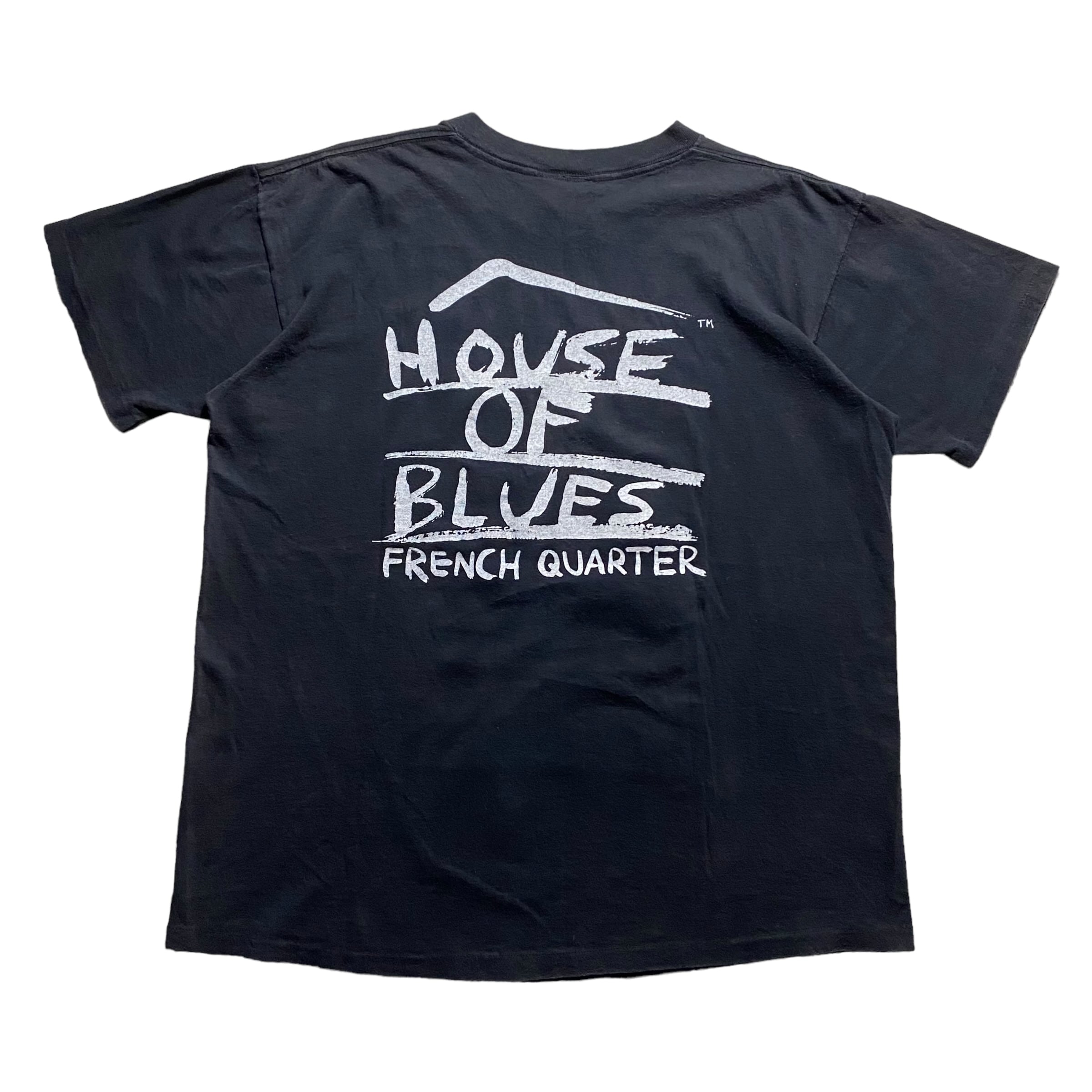 その他ブランド / 90S/HOUSE OF BLUES/デビルフィッシング/Tシャツ/XL/コットン/BLU vintage 1990's HOUSE OF BLUES print tee “devil fishing” | NOIR ONLINE