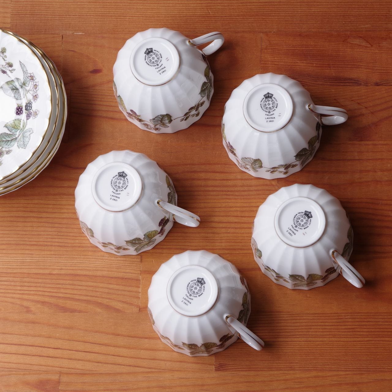 ロイヤルウースター ラビニア カップ＆ソーサー Royal Worcester