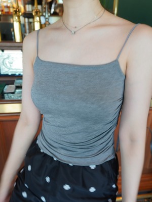【予約】backopen camisole / gray (7月下旬発送予定)