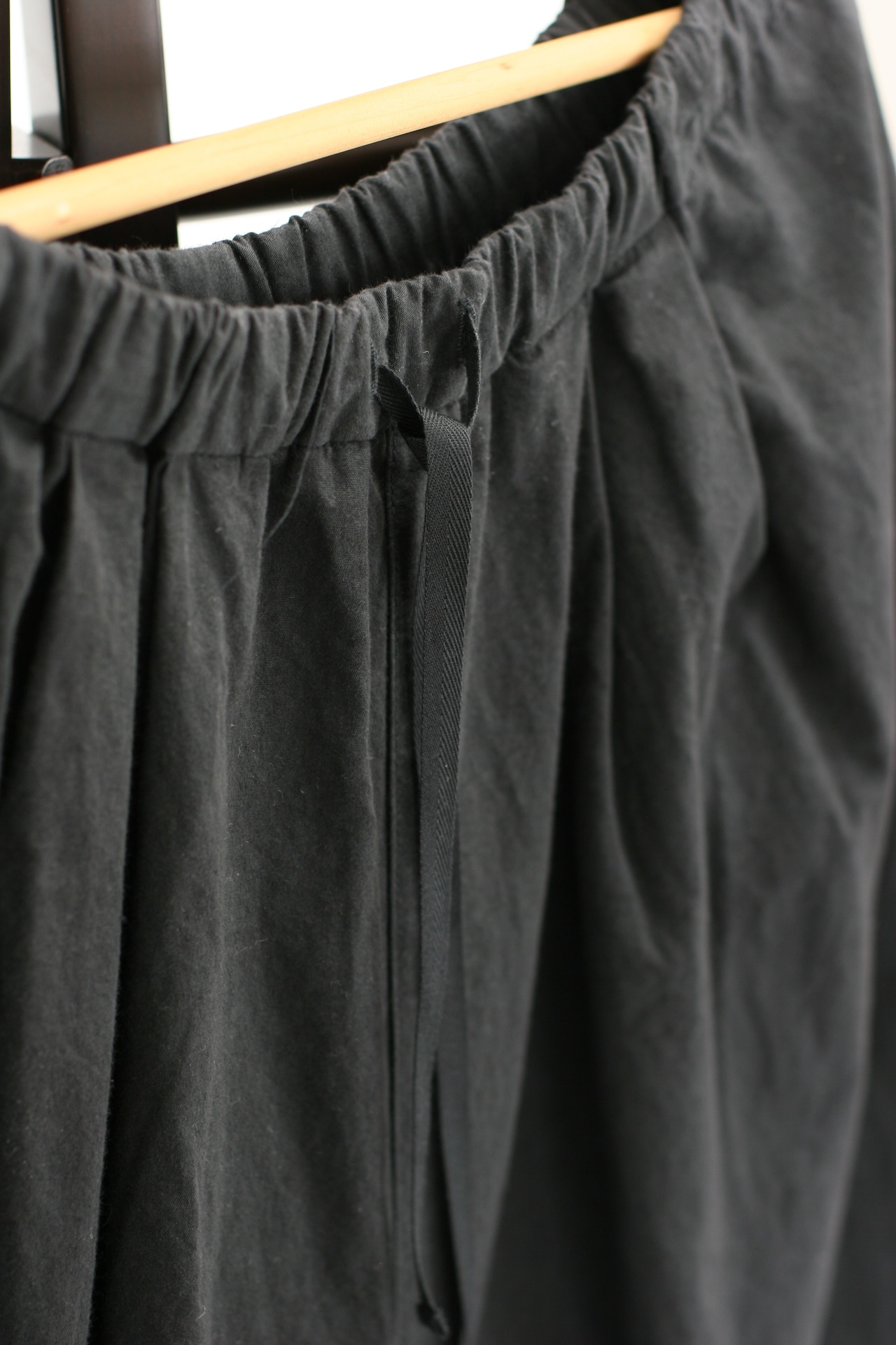 【Gauze#】ドライコットン ピエロパンツ (G904) / Black