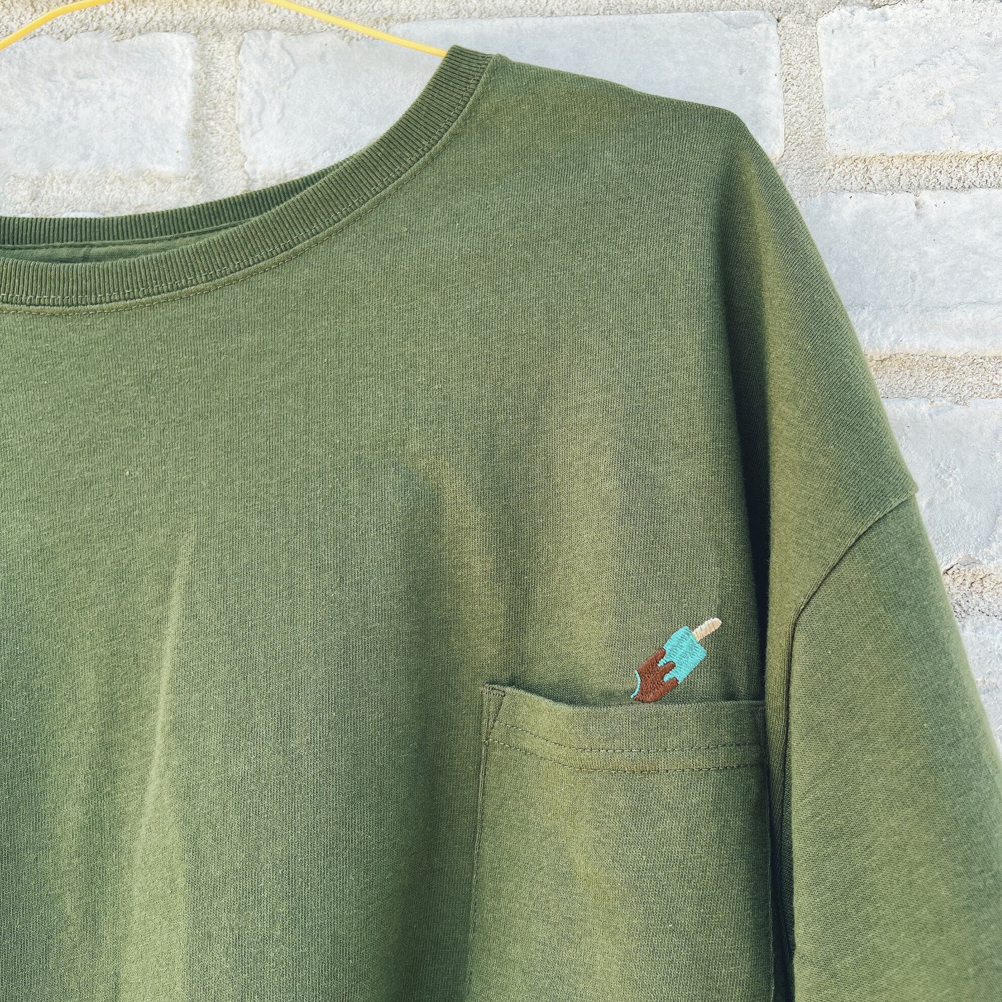 【アイスポケT 】好きな人多いよね?「チョコミント」カーキ