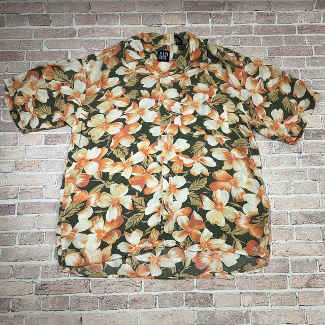GAP RAYON HIBISCUS SHIRT OLD