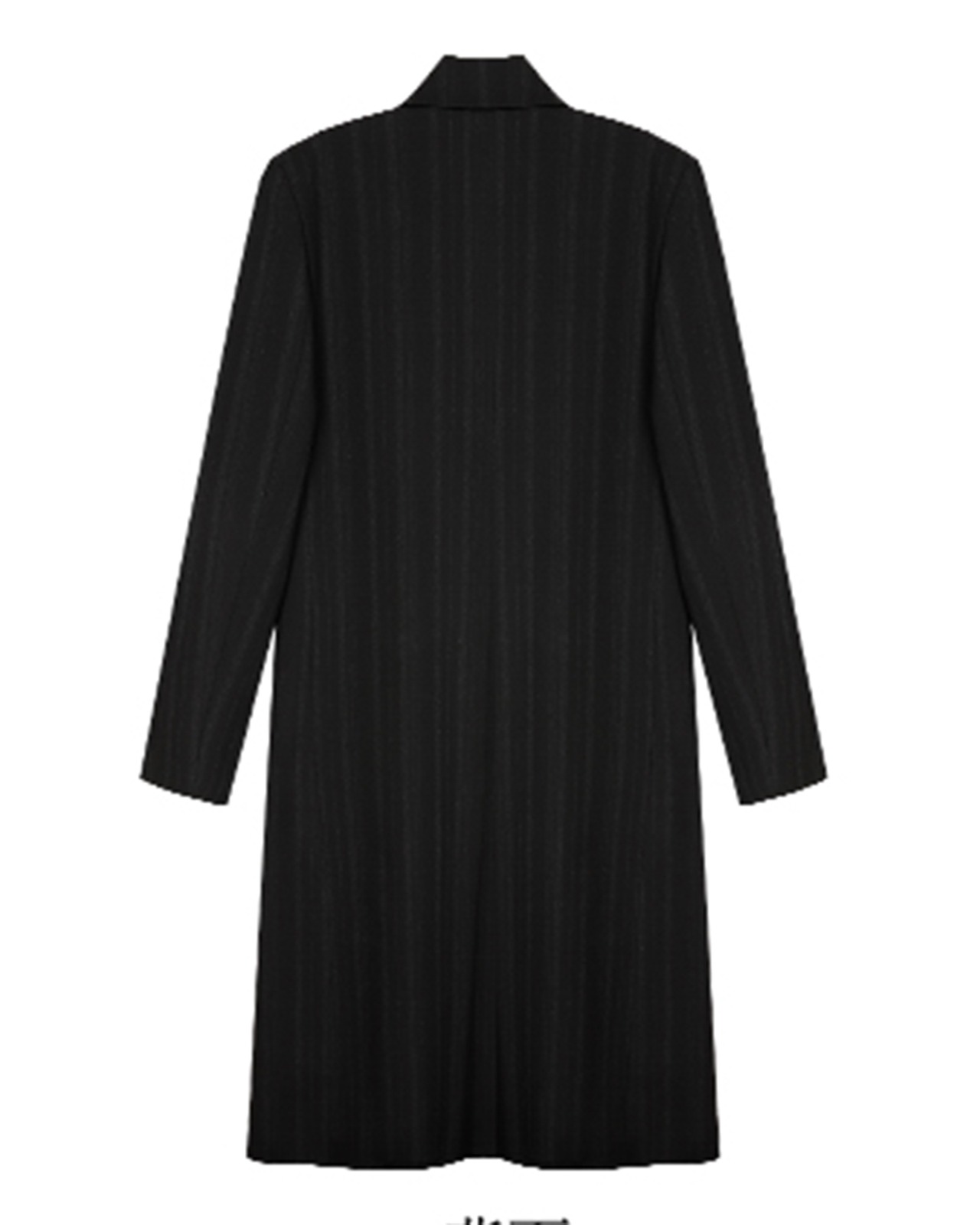 ストライプテーラードロングコート A0633 - 19