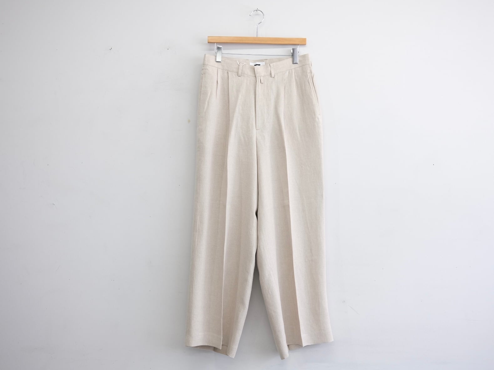 REVERBERATE”BELTED TROUSERS TYPE3 GREEN” | Lapel online store