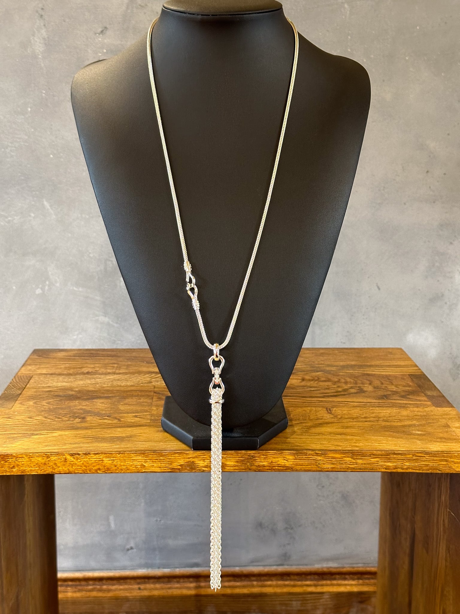 WAKAN SILVER SMITH C-037 Tassel necklace(M)+C-034 (70cm) | Good