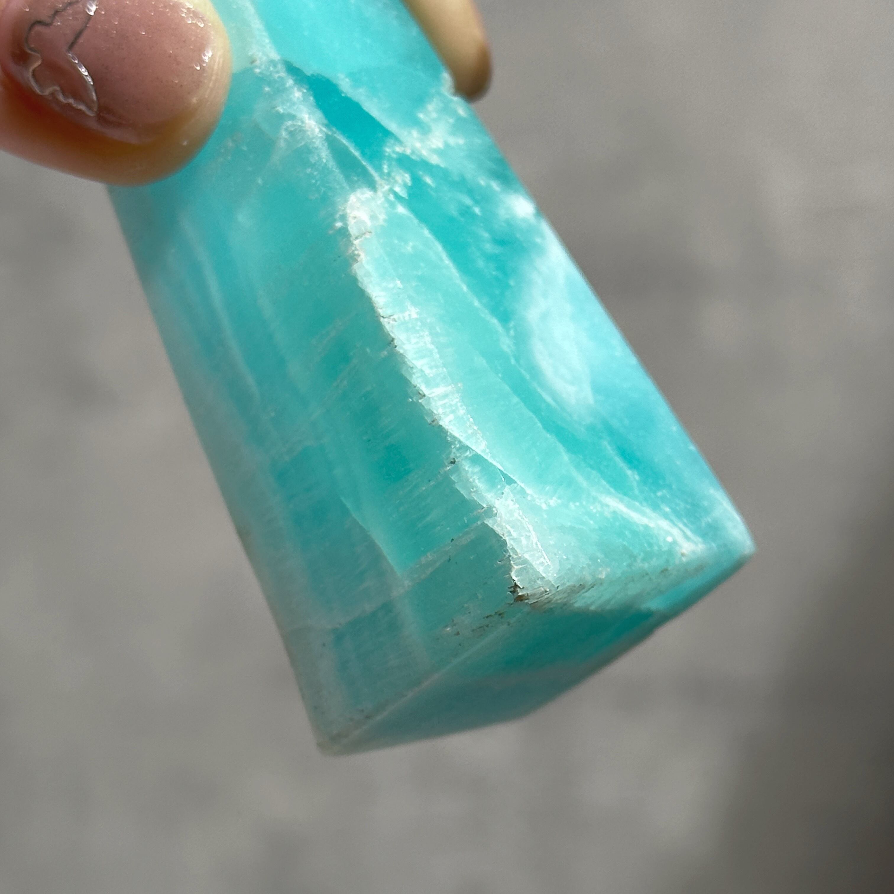 高品質】ブルーアラゴナイト タワー12◇Blue Aragonite◇天然石・鉱物