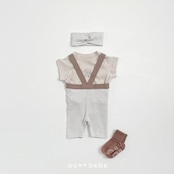 OOTTBEBE 26/SM (Baby)シャーベットオーバーオールレギンス