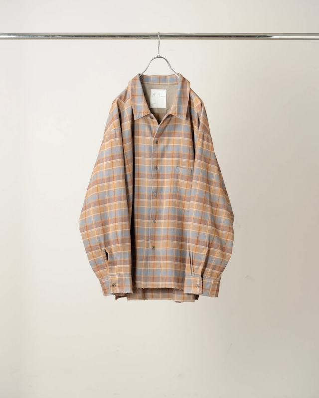 ANCELLM / NEL CHECK SHIRT (PATTERN A)