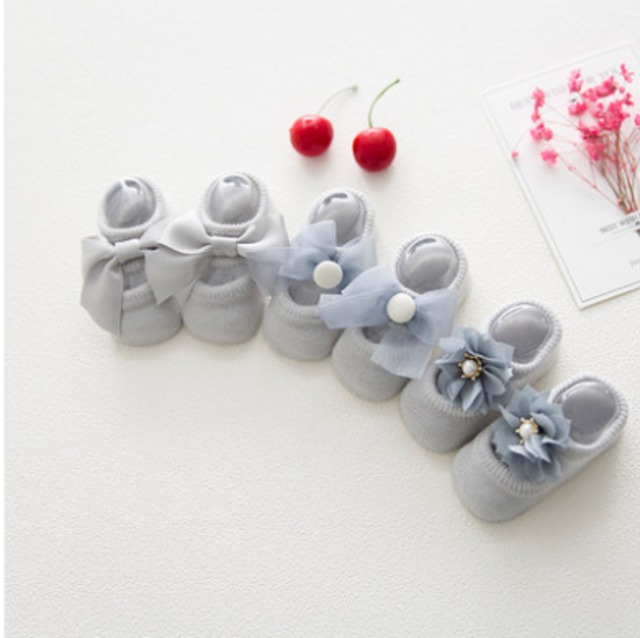 【即納】ベビーソックス3点セット   FR253