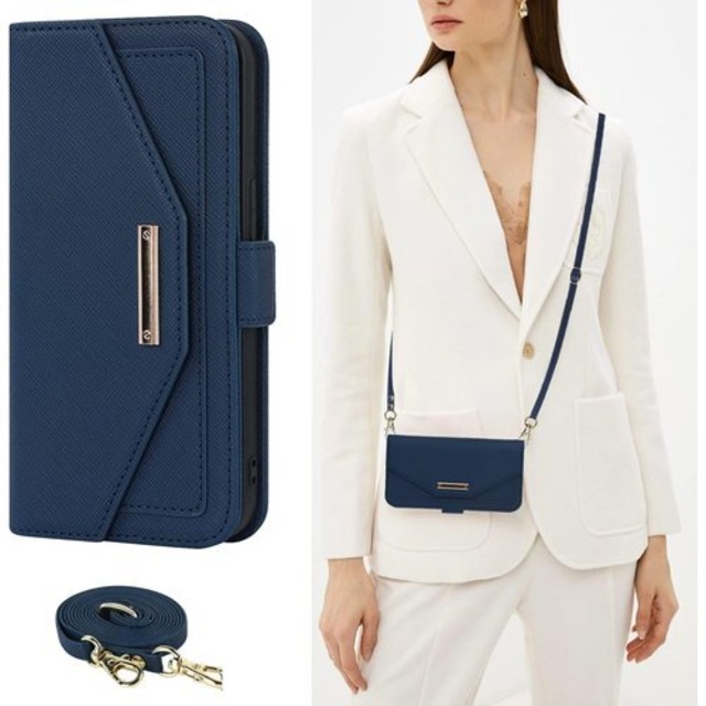 iPhone13 Pro 2021 6.1 対応 スマ ス iPhone13 Pro 背面 カード収納 iPhone13 Pro 手帳型 縄掛け ケース マルチパスケース Cavor iPhone13 Pro 携帯 カバー ステント機能 スタンド機能 mirror 鏡 レディース 女性 TPUパイピング 減圧ショック 指紋防止 落下防止 Qi急速充電対応 Qi ワイヤレス充電対応 薄型軽量 耐久性 取り外し可能 落下保護 ブルー 1480