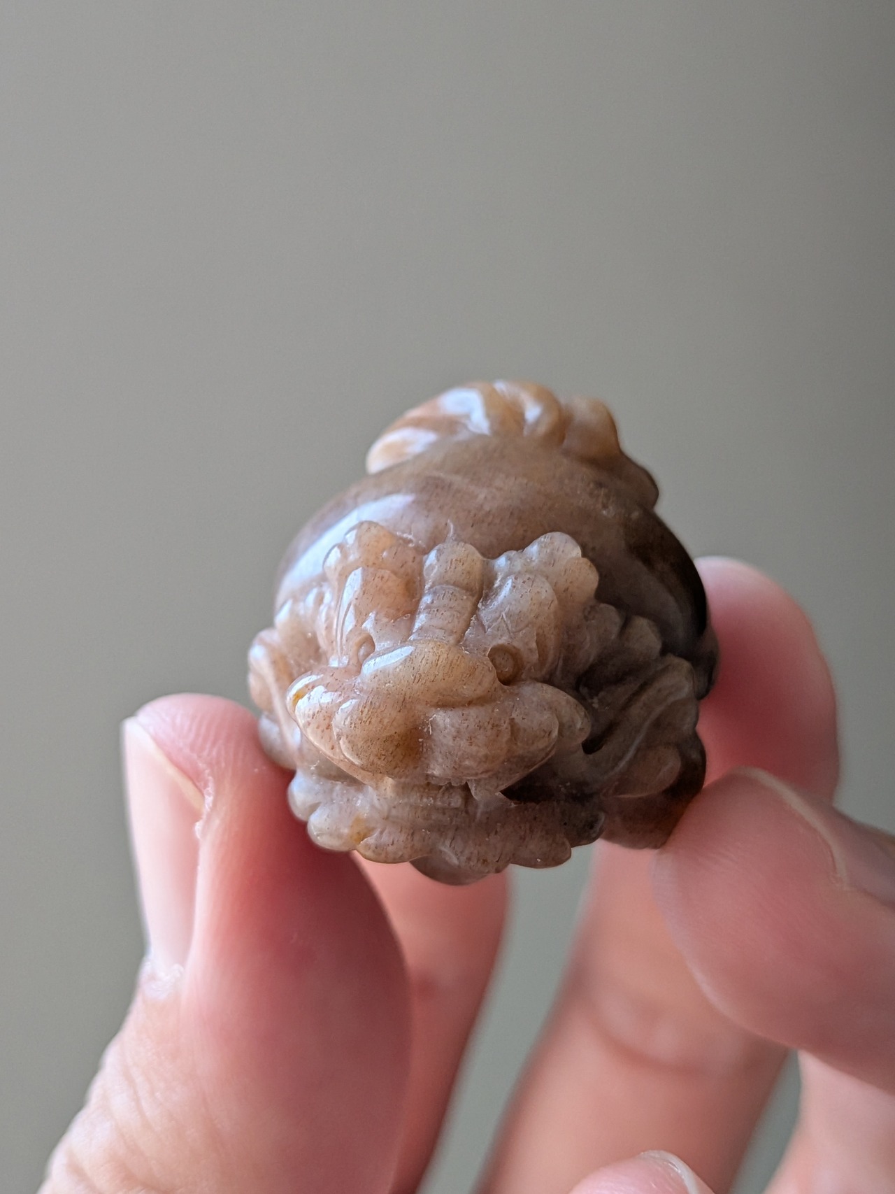 ブラックサンストーン ⭓ 龍亀 ⭔ ブラジル・ミナスジェライス州産✦石工房オーダー製作