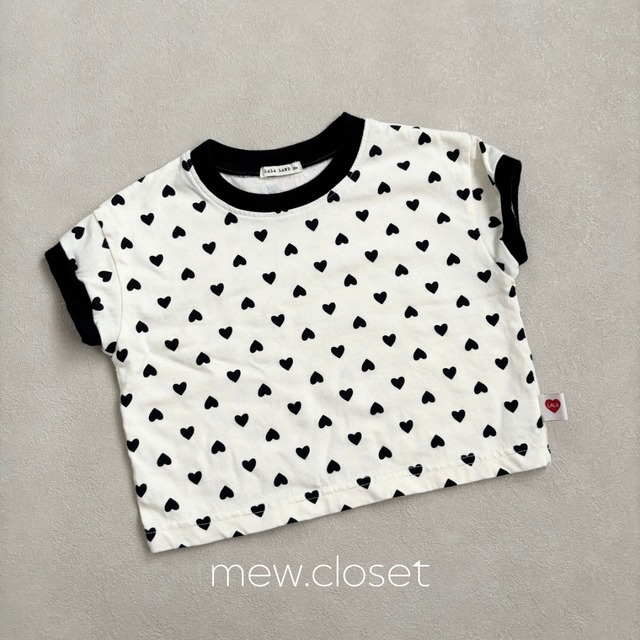 【即納】LALALAND / heart dang T-shirts