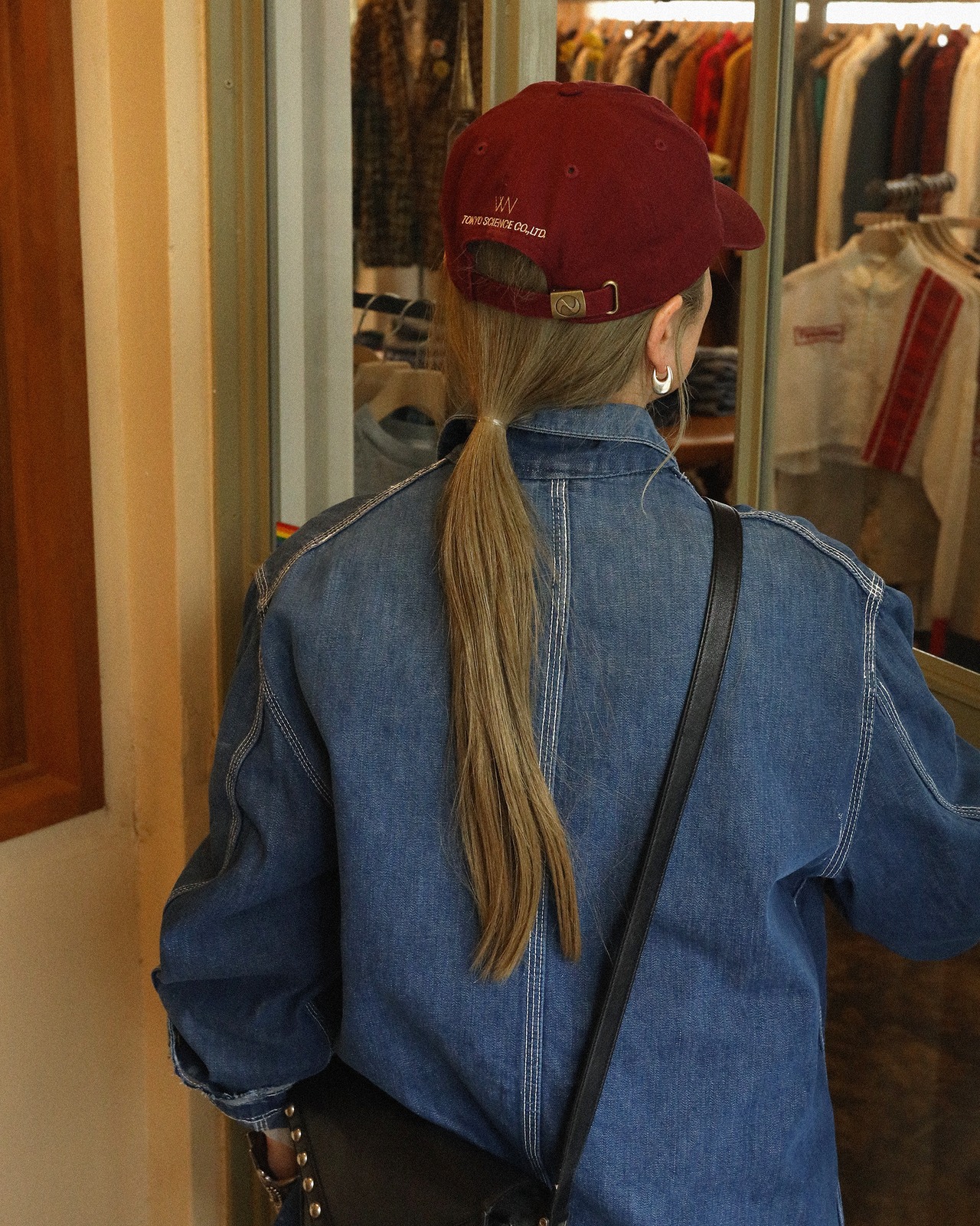 東京サイエンス x WV / Navajo Fossil Cap - Burgundy