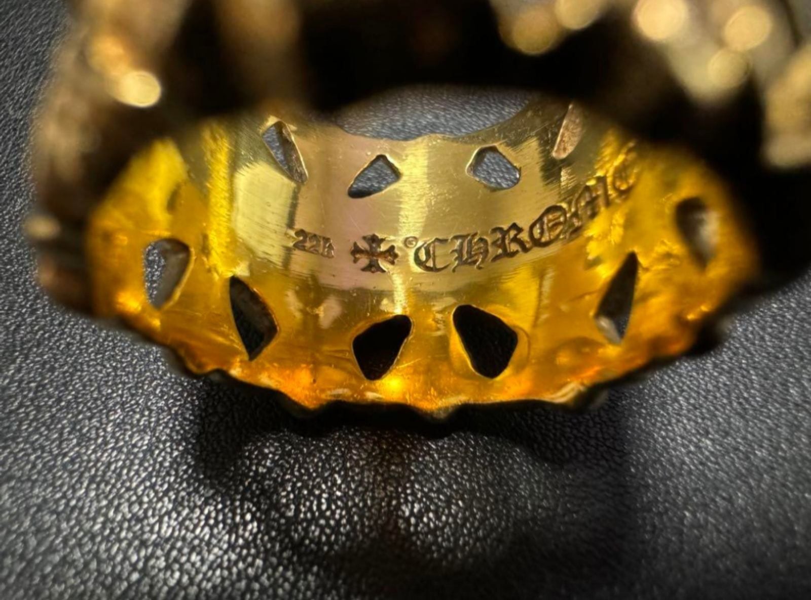 CHROME HEARTS クロムハーツ セメタリー リング パヴェダイヤ CHROME HEARTS クロムハーツ セメタリー リング パヴェダイヤ