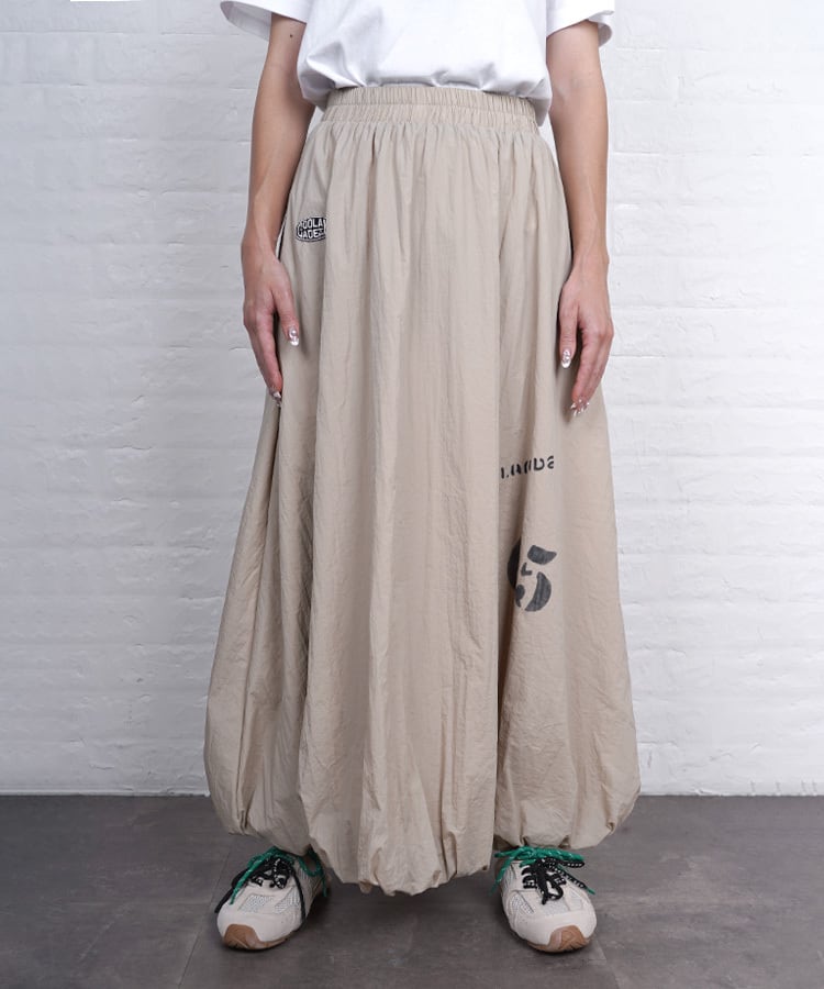 コントラストステッチワイドカーブパンツ (L/GRAY) CQ-48127 | COOLA