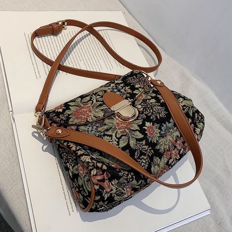 秋冬バッグレディースバッグ2020ニューファッションオールマッチタイドミドルエイジ大容量バケットバッグレディースショルダーメッセンジャーバッグ Tiancai_Wing_Bag53948173220