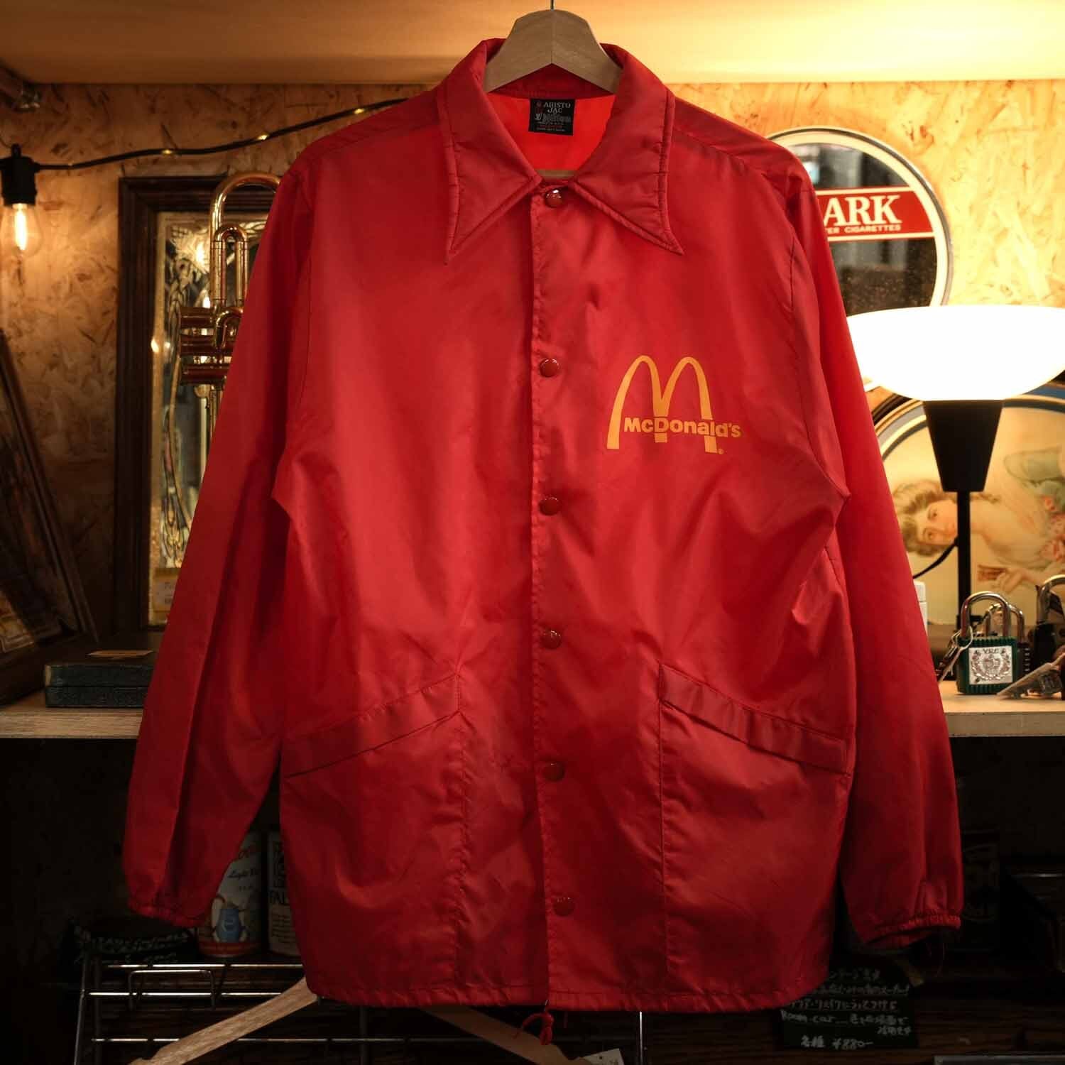 McDonald's マクドナルド ナイロンコーチジャケット 80s アメリカ製 M