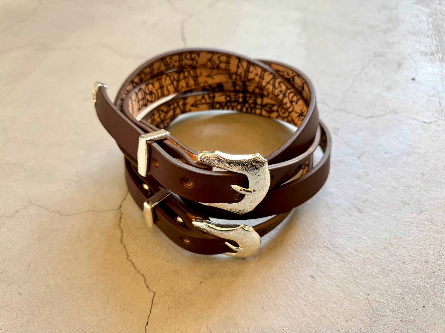 SEVEN BY SEVEN NARROW WESTERN BELT | brownriver