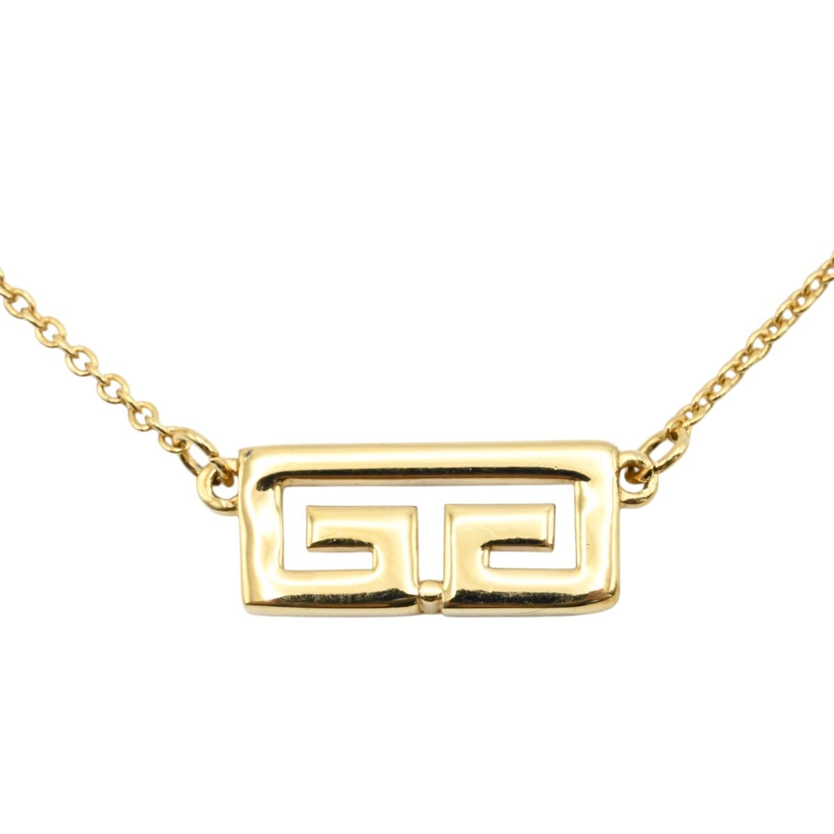 GIVENCHY ジバンシー クロス カラーストーン GP ロングネックレス