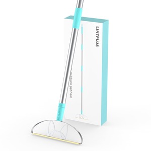 【人気】LINTPLUS 130cm ロングハンドル ペット用毛取りクリーナー ? 広い面もラクラクお掃除
