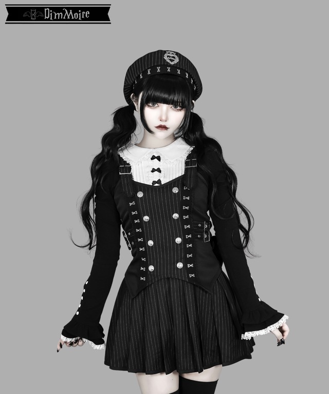お嬢様のおでかけトップス【Black】