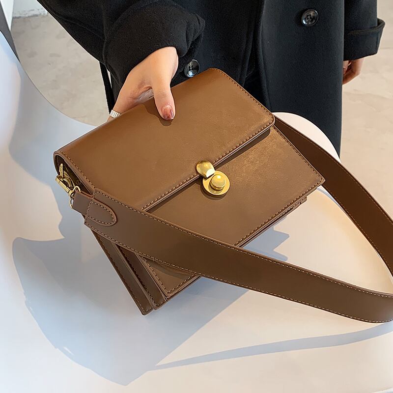 オータムウィンター 秋物 冬物 スクウェア メッセンジャーバッグ 手作りハンドバック92570563852