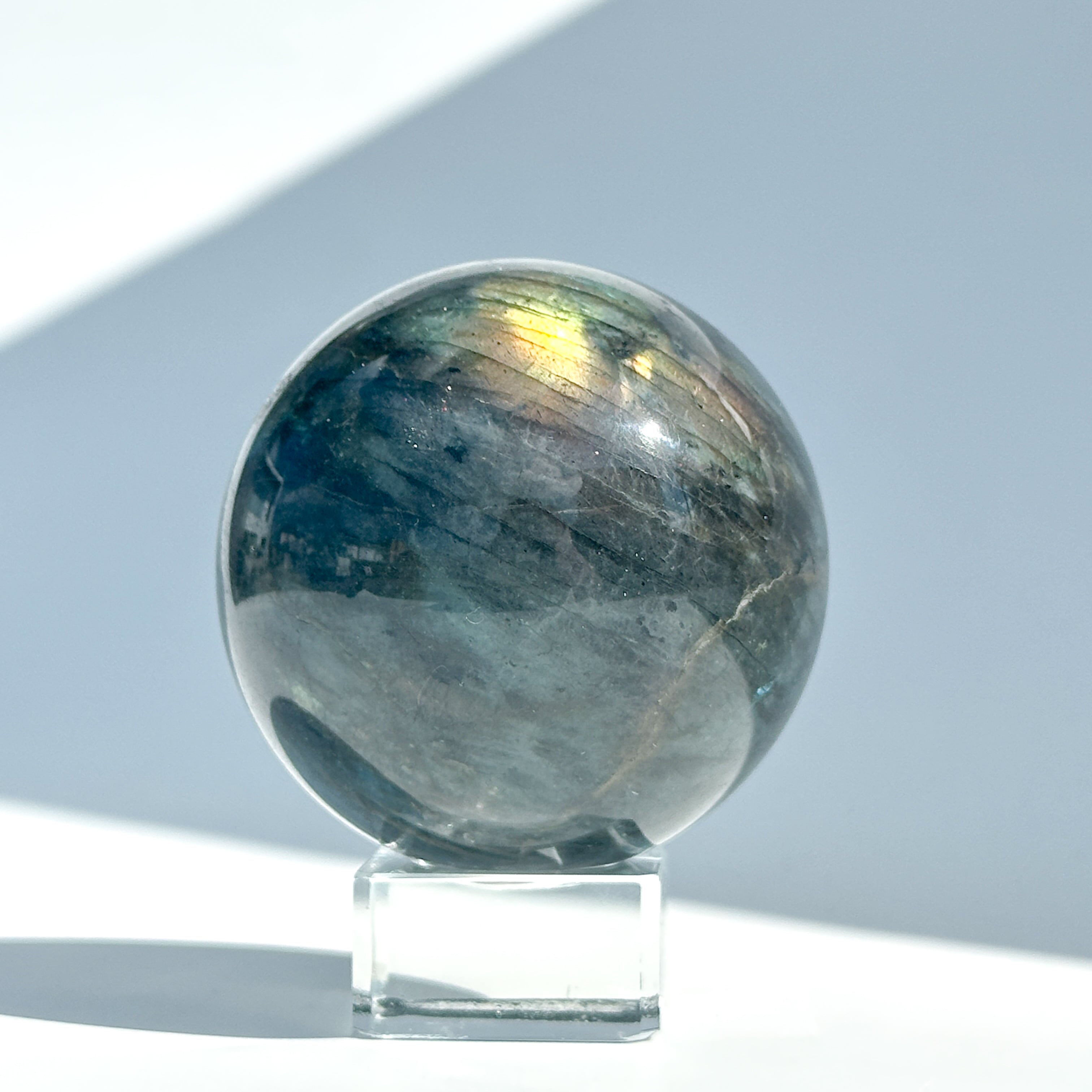 Bigラブラドライト スフィア 91◇ Labradorite ◇天然石・鉱物