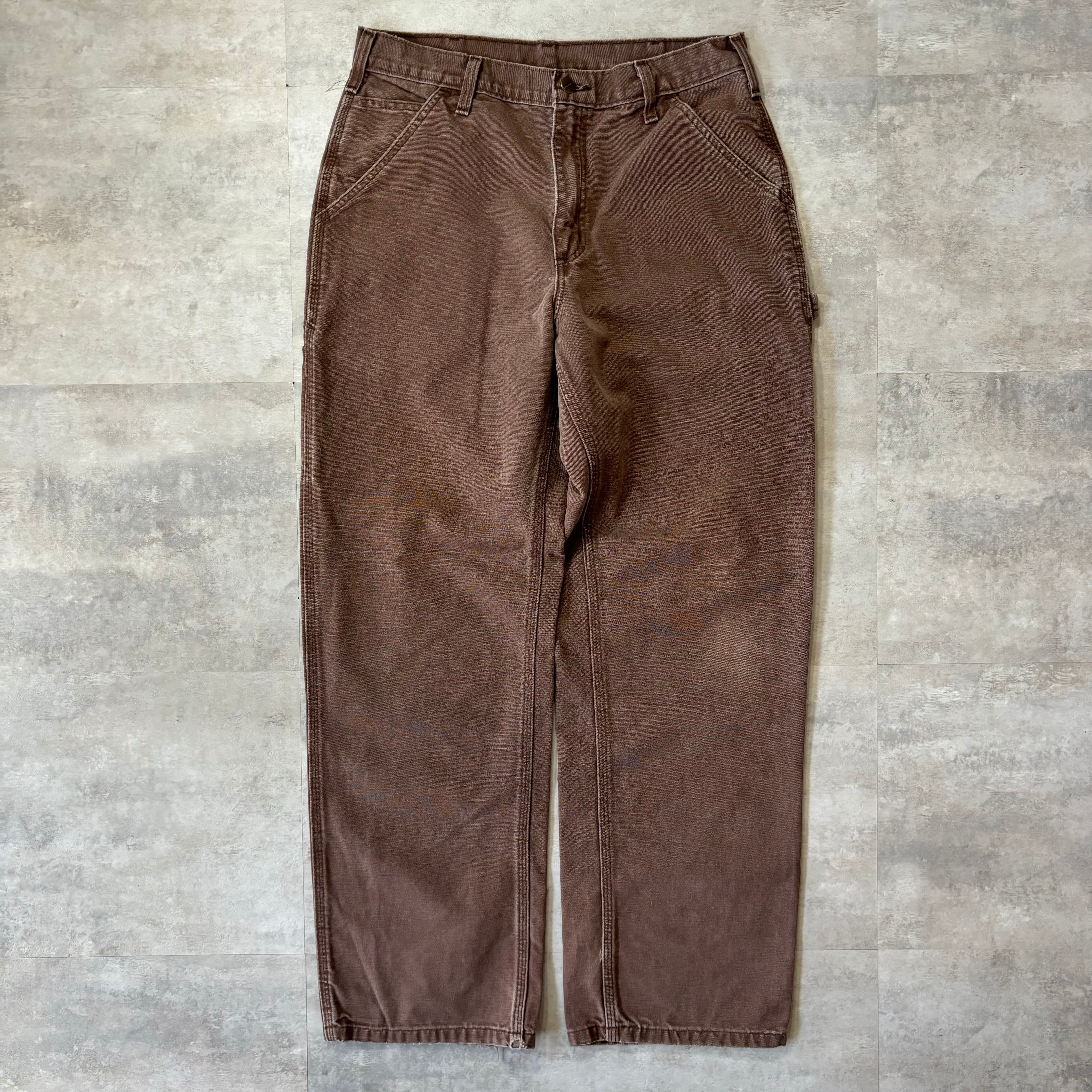 《実寸w31l30》carhartt ダック生地 ワークパンツ ペインターパンツ no.1247