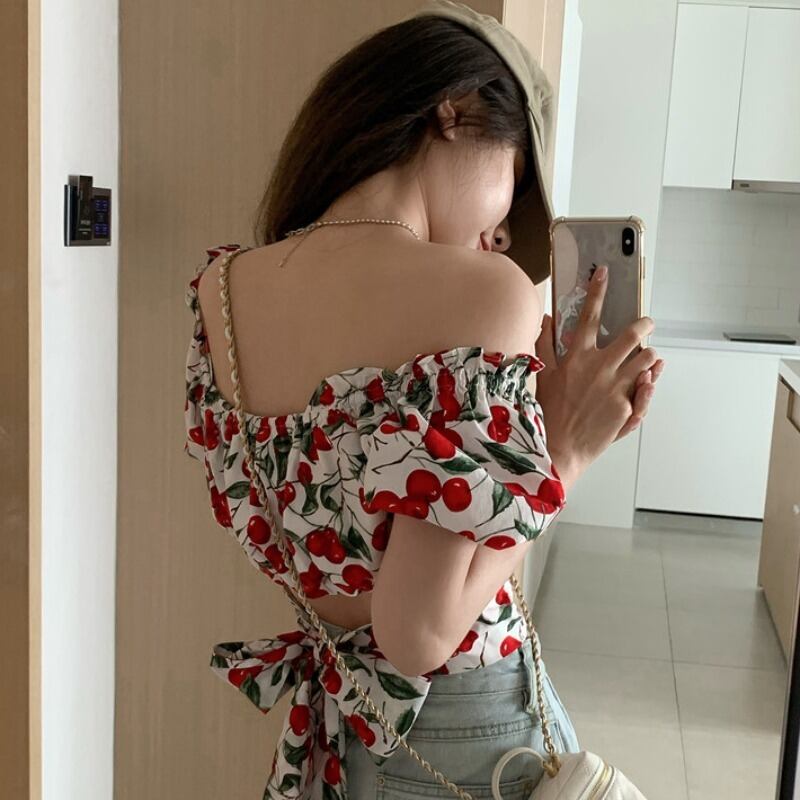 フローラルシャツ サマーショートスタンダード レトロ 大人ガーリー スウィート キュート カジュアル 夏物 花柄 YY-ファッション65914789688