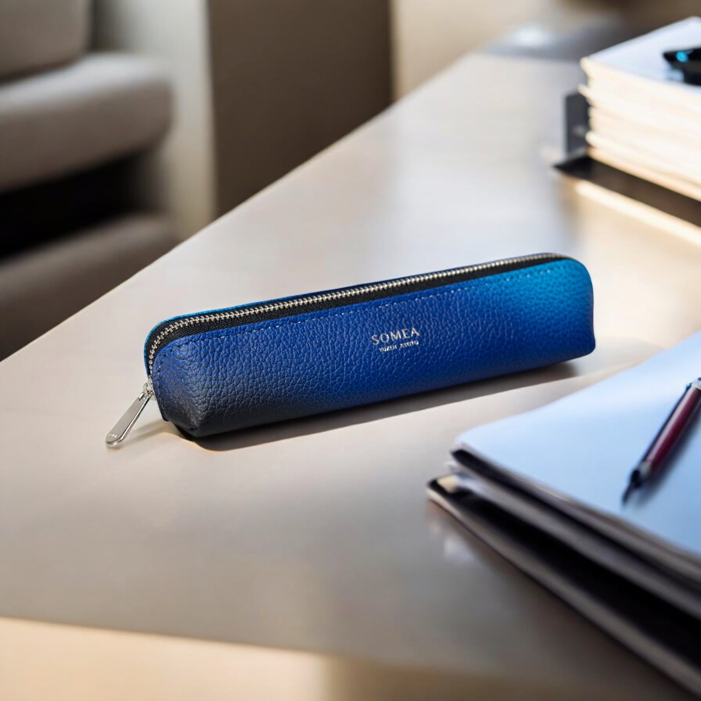 SOMEA brume タンゴブルー ペンケース | 池内友禅