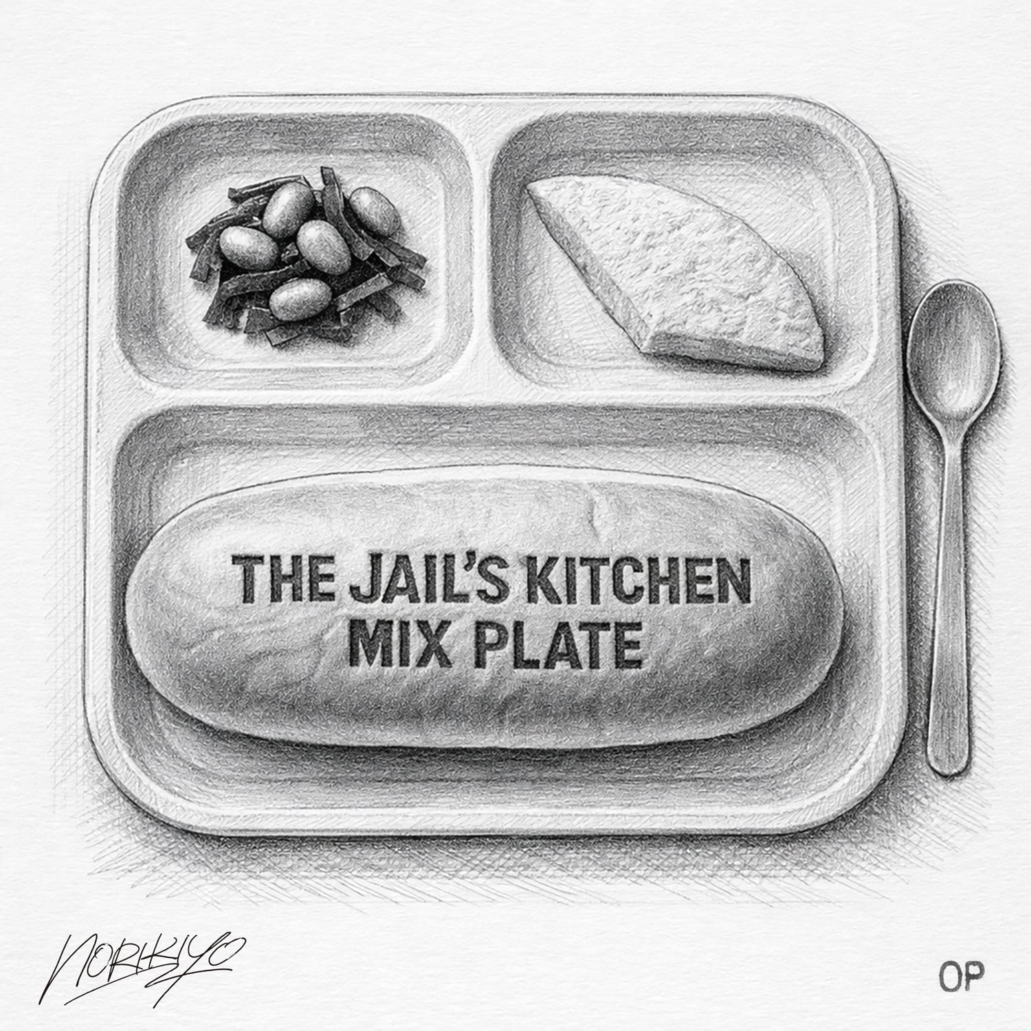 NORIKIYO / The Jail's Kitchen Mix Plate Coppepan Sticker | 9SARI GEAR