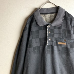 ~"polo sweat shirt" checked pattern~